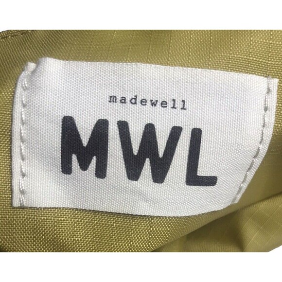 Madewell MWL Small crossbody market bag/backpack, gold with rose mesh pockets - Picture 6 of 12